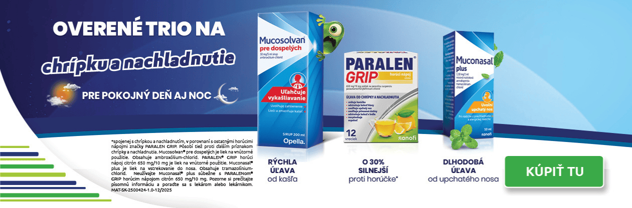 Overené trio na chrípku a nachladnutie