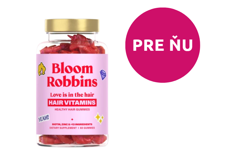 BLOOM ROBBINS Healthy hair gumíky jednorožci 60 ks