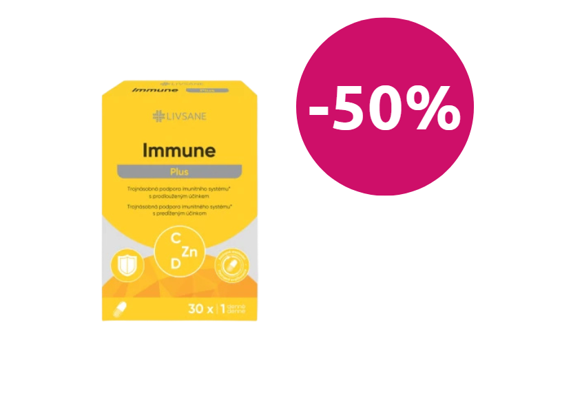 LIVSANE Vitamín C + vitamín D + zinok 30 kapsúl