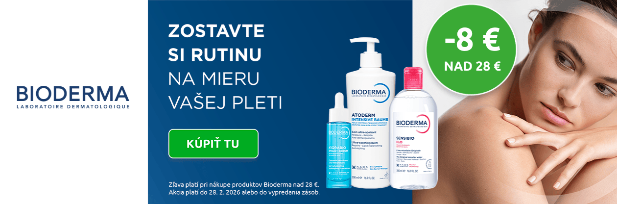 BIODERMA zľava -8 €