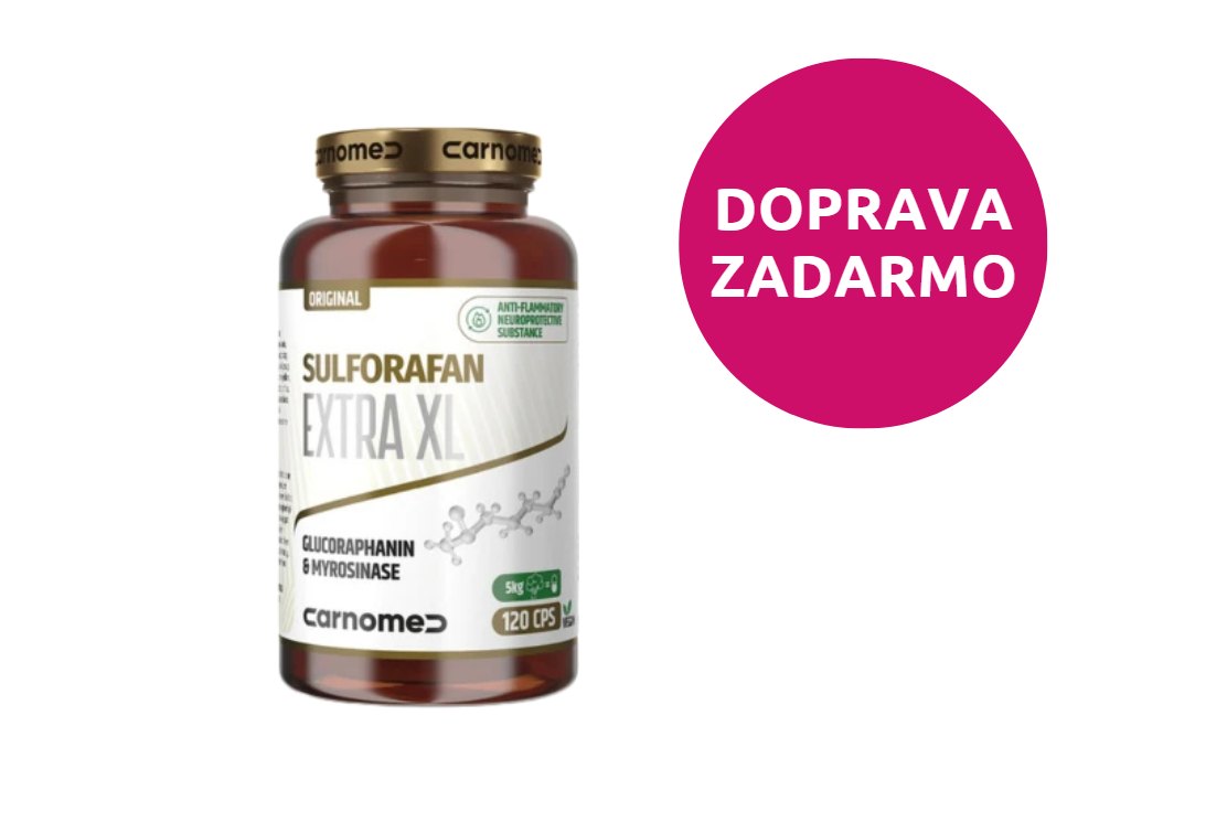 CARNOMED Sulforafan extra XL Pure Gold Edition 120 kapsúl