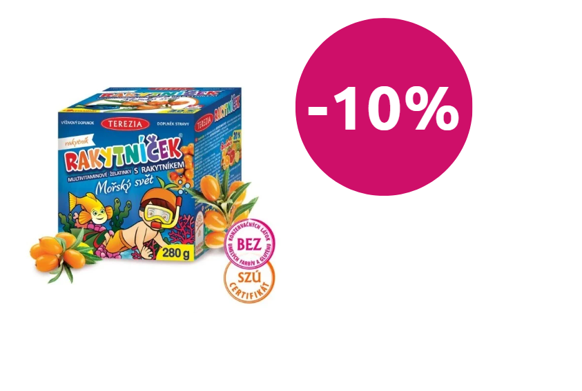 TEREZIA Rakytníček morský svet 140 kusov