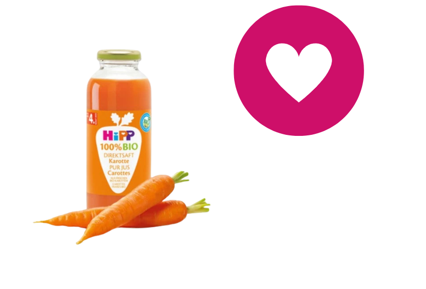 HIPP 100 % bio karotková šťava 330 ml